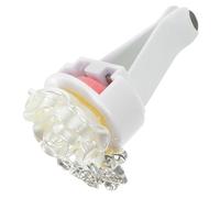 LAPYAPPE Car Practical Rose Flower Design Air Freshener Vent Clip, with Metal and Crystal Material and Simple to Install Car Diffuser for Auto Interior Accessories