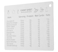 LAPYAPPE Chart Use Measurement Conversion Baking Cooking and Magnetic Stainless Steel Reusable Easy to Store Kitchen