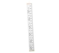 LAPYAPPE Children Height Measuring Chart Hanging Wall Decor with Arrows Pattern, Kids Growth Height Ruler Made of Wood and Cloth, Printing Details, Removable, for Baby's and Children's