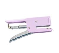 LAPYAPPE Compact Lavender Hand Stapler Multi Function Metal Paper Stapler for Students Office Home Use Easy to Carry and Effort Saving Binding Tool