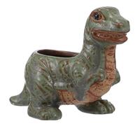 LAPYAPPE Creative Green Planter Innocuous and Environmentally Friendly and Ceramic Dinosaur Shaped Flowerpot for Home Furnishings Nursery Production for Succulent Plants