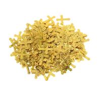LAPYAPPE Cross-shaped Glitter Confetti for Christening Decorations Festive Metallic Table Scatter for Weddings Baptisms Birthday Parties Easy Cleanup Vibrant Lasting Colors