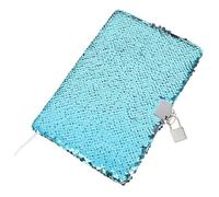 LAPYAPPE Diary Lock Notebook Sequins Boys and Girls Diary Book Lockable Journal for School Fun and Secure Notebook