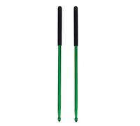 LAPYAPPE Drum Stick Anti-rust Strong for Drummer Exercises and Drum Pad Practicing 1 Pair Aluminium Alloy Drumsticks Green Colour W120