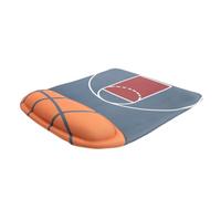 LAPYAPPE Ergonomic Silicone Mousepad with Wrist Rest, Anti-Skid Small Mouse Pad for Office Use, Relieves Fatigue with Exquisitely Crafted Pu Material, for Editors and Workers