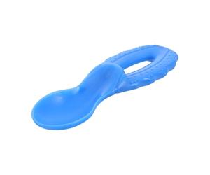 LAPYAPPE Flexible Bendable Adaptive Eating Spoon for Disabled Adults and Elderly with Silicone Round Handle, Lightweight Cutlery for Mental Health Facilities and Prisons, Easy Maintenance