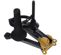 LAPYAPPE Folding Saxophone Rack Alto Saxophone Holder Lightweight Portable Sax Stand Iron Foam Abs Material 16.90x16.51x12.77in Displayed on Floor Or Table