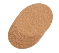 LAPYAPPE for Table round with Heat Insulation 25pcs Cork Self-adhesive and Soft Backing Elegant Cork Mats and Noise Reduction for Furniture Decor and Offices