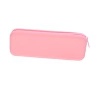 LAPYAPPE Girls Pencil Case Large Capacity Pink Silicone Pencil Pouch for Stationery Aesthetic Design Easy to Carry