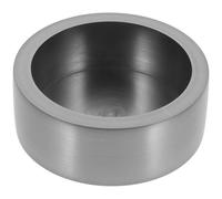 LAPYAPPE Graphite Round Lead Melting Mold 80ml Capacity Black Anti Compression Thermal Conductivity Metal Casting Mold for Experiment and Metal Smelting