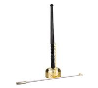 LAPYAPPE Hand Bell and Practical Design with Comfortable Hold Buddhism Percussion Instrument Made of Brass Suitable for Ancestral Hall or Company Use