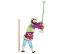 LAPYAPPE Handmade Classic Chinese Style Shadow Puppetry Plaything for Educational Wooden Material, Easy to Store, for Early Educational and Collectible Work