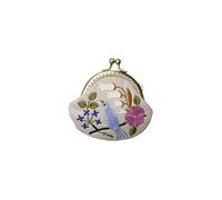 LAPYAPPE Handmade Embroidery Starter Kit for Beginners with Bird Pattern DIY Coin Purse Clutch Bag Sewing Tools for Women Includes Wool Needle Accessories