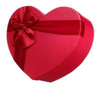 LAPYAPPE Heart Shape Candy Box Small Red 230x175x90mm Wedding Favors Box with Lid Romantic Proposal Packaging Container for Birthday and Party