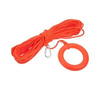 LAPYAPPE Heavy-Duty 6Mm Floating Rope with Hook and Ring, High-Strength Polypropylene Lifesaving Safety Line for Lakes, Rivers, and Pools, 30M Throwable Flotation Tether for