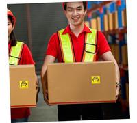 LAPYAPPE Heavy Duty Team Lift Shipping Labels for Logistics and Warehouse Self-Adhesive Warning Stickers Per Roll Clear Caution Package Markers for Safe Handling and Transport