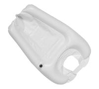 LAPYAPPE Inflatable Portable Shampoo Bowl Comfortable PVC Basin for Hair Washing Supporting Head, Neck and Shoulders at Home and Hospital Suitable for Bedridden and Disabled Users