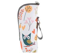 LAPYAPPE Insulated Bottle Cooler Bag Portable Travel Breastmilk Thermal Tote with Leakproof Zipper and Oxford Fabric Lightweight Nursing Mom Bottle Carrier with Convenient Strap Go