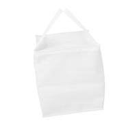 LAPYAPPE Insulated Thermal Food Bag 350x350x400mm White Heated Takeout Hot Cold Carrier for Pizza BBQ Seafood Bento Outdoor Picnic Camping