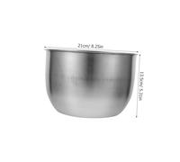 LAPYAPPE Large Stainless Steel Kitchen Mixing Bowl for Eggs and Salad Food Prep Basin with Fine Craftsmanship Practical Non Wear Container for Baking Cooking and Serving