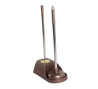 LAPYAPPE Long Handled Toilet Plunger and Closestool Brush with Premium Dense Bristles for Deep Cleaning Ergonomic Grip Bathroom Cleaner Tool for Toilet Maintenance and Hygiene Random Color