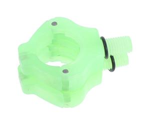 LAPYAPPE Magnetic Fishing Rod Holder Abs+magnet Material 2pcs with Glow the Dark Feature European Style Horizontal Bar Adjustable Rod Rest for Night Fishing