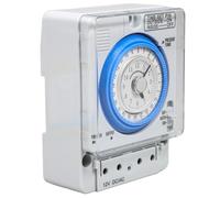 LAPYAPPE Mechanical Timer Switch 12 V Dc Mechanical Timer Switch Convenient PC Material White with Timing Charging Function for Pancakes and Cooking Eggs