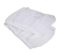 LAPYAPPE Mesh Bird Cage Cover Skirt for Bird Cages White Breathable Material, Prevents Messy Scatter and Ensures Air Circulation, for Pet Products Use