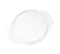 LAPYAPPE Microwave Glass Lid for Food Serving Oven Safe Splatter Guard Cover for Steaming Baking Fits Plate Dish Bowl Vegetable