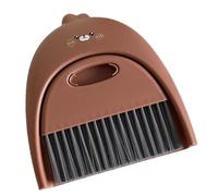 LAPYAPPE Mini Dustpan and Brush Set for Safe Plastic Cleaning Brush and Dustpan Kit Cute Cartoon Desktop Broom for S Housekeeping and Kindergarten Use Tabletop Sweeper