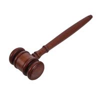 LAPYAPPE Mini Wooden Judge Gavel Wood Hammer Clear Sound Auction Roleplay Prop for Judges Chairpersons and Courtroom Accessories