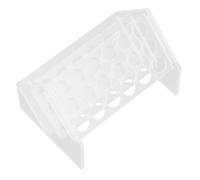 LAPYAPPE Multifunctional 18-well Slant Test Tube Holder Rack Made of Sturdy Acrylic, Suitable for Sizes of Lab Test Tubes, for Laboratory Supplies and Chemistry Experiments