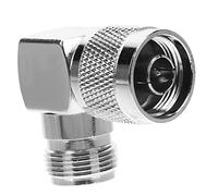 LAPYAPPE N Male to N Female Right Angle Coax Adapter Compact Connector for Antenna Lightweight Design for Extending N Extension Wires Durable Craftsmanship