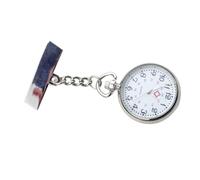 LAPYAPPE Nurse Pocket Watch Silver Alloy Glass Fashion Keychain Watch | Nursing Pocket Watch, Graduation Gifts, Back to School, Easy to Wear, Wear-resistant