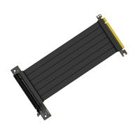 LAPYAPPE Pcie 3.0 16x GPU Riser Cable 20cm Flexible Computer Extension | Copper Wiring, Tpe Sleeve, PE Insulation, Black Finish, Supports Motherboard Slots and Graphics Cards