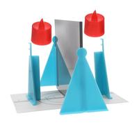 LAPYAPPE Plastic Physics Optics Reflection Kit for Classroom Use Easy to Use Comprehensive Physics Learning Aid with Optical Reflection Parts