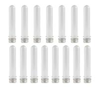 LAPYAPPE Plastic Shoelace Storage Tubes Portable and Compact Design with Caps 15pcs Organizer for Sneaker Laces, for Travel and Small Jewelry Storage