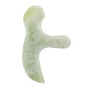 LAPYAPPE Portable Manual Massage Tool Natural Jade Stone Foot Massager for Home Foot Care with Triple-Prong Design and Ergonomic Fit Relieving Fatigue and Trigger Point Therapy Anytime