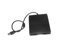 LAPYAPPE Portable USB 2.0 External Floppy Disk Drive with 1.44mb Capacity, Plastic Compact Design, Compatible with Most Operating Systems and Error-correcting Ability for Convenient