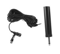 LAPYAPPE Professional Condenser Lapel Microphone with Cable for Instrument Stage Performance Metal Wired Mic for Saxophone Erhu Violin Stable Noise Audio Recording