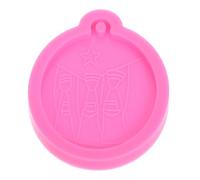 LAPYAPPE Puerto Rico Silicone Keychain Molds for Epoxy Resin Casting Cultural Design Pendant Mold for Jewelry Making Compatible with Resin Soap Wax Easy Crafting Tool