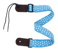 LAPYAPPE Pure Cotton Ukulele Strap High Strength Adjustable with Leather Head and Light Green Design Comfortable and Sturdy Ukulele Accessory Suitable for Stand to Play Guitar