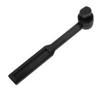 LAPYAPPE Record Player Cleaning Tool Vinyl Brush Anti-static Black Small round Brush with Synthetic Bristles for Vinyl Disc Dust Removal and Needle Care