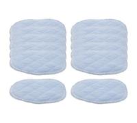 LAPYAPPE Reusable Washable Breast Pads for Nursing Mothers, Leakproof Comfortable Feeding Cushions with 6-Layer Breathable Cotton, Light Blue, 30pcs for Postpartum Breastfeeding Care