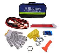 LAPYAPPE Roadside Assistance Kit and for Metal Cloth with Materials Rubber Abs Multi-functional Safety Easy to Use Emergency Tool Kit Car Vehicle Inspections for Car Breakdown