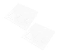 LAPYAPPE Router Template Kit Time-Saving and Sturdy Performance for Woodworking 3-in-1 2pcs Acrylic with Bow Tie and Butterfly Inlay Designs, 1/16" Thick for Router Inlay Techniques