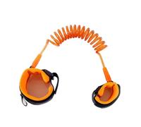 LAPYAPPE Safety Harness Lost Belt Orange Wrist Link Leash for Comfortable Walking Assistant Harness with Flexible Wire Rope and Double Tape for Indoor Outdoor Use