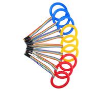LAPYAPPE Safety Walking Rope Suitable for Outdoors and Institutions 9pcs with Handles, Plastic and Fiber Material Daycare Walking Rope to Keep Safe for Preschool