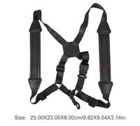 LAPYAPPE Saxophone Padded Sax Strap for Adjustable Black Tenor Shoulder with Comfortable Cattlehide and Pu Material , Quality 140cm to 165cm Height for Users