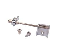 LAPYAPPE Scratch Plate Holder Bracket with Screw for Mandolin Mounting Support Compatible with Guitar Bass Lightweight Easy to Use Silver